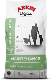 Produktbild von Arion Original Maintenance Adult Medium Huhn Reis - 2 x 12 kg