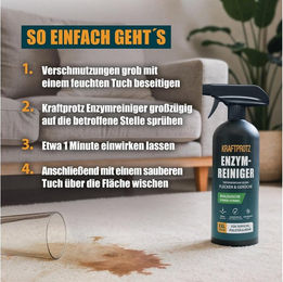 ARKA Biotechnologie GmbH Aquarien-Substrat Kraftprotz Enzymreiniger – Geruchsentferner & Fleckenentferner Spray – Bild 1 von 5