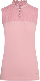 Produktbild von Ärmelloses Reit-Poloshirt, Mädchen Imperial Riding Camee