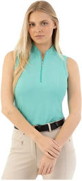 Produktbild von Ärmelloses Reitpolo für Damen ANKY ATC261202