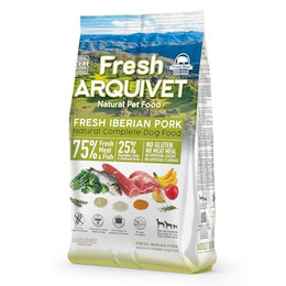 Produktbild von Arquivet Fresh Iberisches Schwein Trockenfutter für Hunde - 2 x 2,5 kg