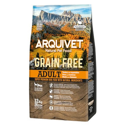 Produktbild von Arquivet Hundefutter mit Truthahn ohne Getreide - 2 x 12 kg
