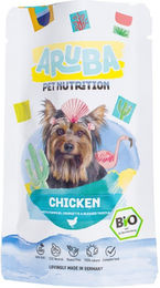 Produktbild von ARUBA Dog Organic Hundenassfutter Huhn mit Kürbis, Zucchini und Distel 100 g