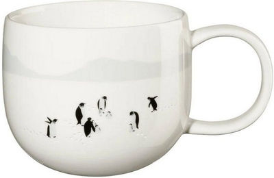 Produktbild von ASA SELECTION Geschirr Asa Henkelbecher Joy Schneespuren Südpol (400ml)
