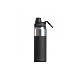 Produktbild von Asobu Alpine Flask isolierte Edelstahl Outdoorflasche 530ml Schwarz - 0,53 l