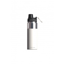 Produktbild von Asobu Alpine Flask isolierte Edelstahl Outdoorflasche 530ml Weiß - 0,53 l