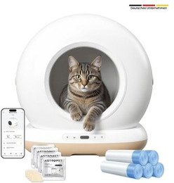 Produktbild von AstroPet Neptune Series smarte Katzentoilette - Max Paket
