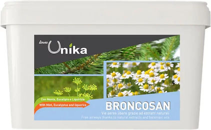 Produktbild von Atemwegsergänzungsfuttermittel für Pferde Unika Broncosan