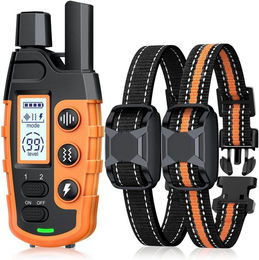 Produktbild von Athlix Hundeleine Elektrisches Hundetrainingshalsband mit Fernbedienung Wasserdicht, (2-tlg), Vibrationen zum Training von Hunden