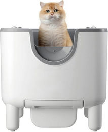 Athlix Katzentoilette Selbstreinigende Katzentoilette automatisch Katzenklo Geruchskontrolle, 9 Sicherheits-Sensoren, Katzenfreundliches, offenes Design – Bild 1 von 5