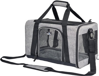 Produktbild von Atmungsaktive, von der Fluggesellschaft zugelassene, tragbare Tasche für kleine Hunde und Katzen M