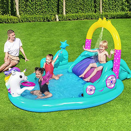 Produktbild von Aufblasbarer Einhorn-Pool für Kinder Bestway