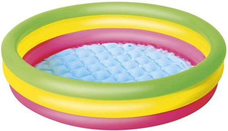 Produktbild von Aufblasbarer Swimmingpool mit aufblasbarem Boden 3 Ringe Baby Bestway