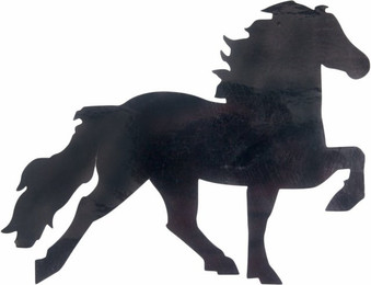 Produktbild von Aufkleber Reiten Karlslund Icelandic horse