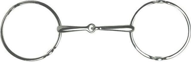 Produktbild von Aufstellgebiss für Pferde mit großen Ringen Metalab