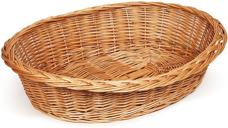 Produktbild von Aumüller Hundekorb aus gesottener Weide 60x45x15cm