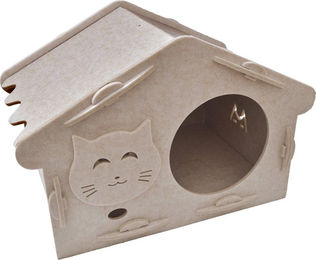 Produktbild von Aumüller Katzenhaus Feli, Wollfilz - beige