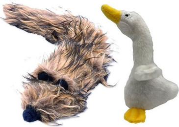 Produktbild von Aumüller Katzenspielzeug Frettchen Figo und Gilbert Gans