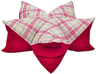 Produktbild von Aumüller Sternenkissen Karo Liegekissen für Hunde und Katzen - 1 Stk.