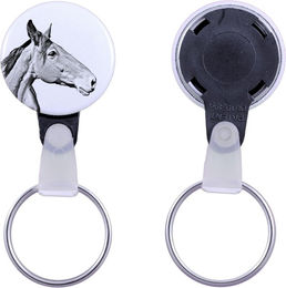 Produktbild von Australian Stock Horse - unique keychain with a horse picture, handmade product, light and handy pendant from Art-Dog brand