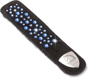 Produktbild von Auswechselbarer Riemen aus Wildleder mit unregelmäßigen Strasssteinen Tattini