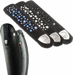 Auswechselbarer Riemen aus Wildleder mit unregelmäßigen Strasssteinen Tattini – Bild 1 von 2