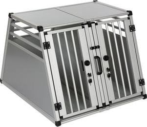 Produktbild von Autohundebox AluRide Doppelbox Größe L