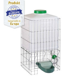 Automatiktränke - Kleintiertränke - Geflügeltränke im Metallgestell 20 Liter - Hühner Tränke – Bild 1 von 8