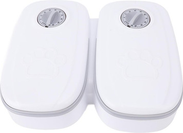 Produktbild von Automatischer Futterautomat für 2 Mahlzeiten mit Timerfunktion und rutschfestem Boden