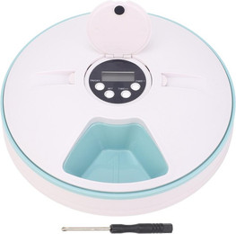 Produktbild von Automatischer Futterspender für Katzen, Nass- und Trockenfutter, Portionskontrolle für mehrere Mahlzeiten, zeitgesteuerter Tierfutterspender mit APP