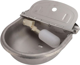 Produktbild von Automatischer Wassernapf Edelstahl Hunde Auto Wasserspender Viehtränke mit Schwimmerventil