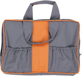 Autoschondecke grau/orange mit Tasche – Bild 1 von 5