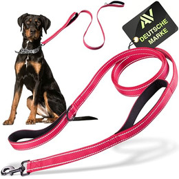 Produktbild von AVANA Hundeleine mit integriertem Kurzführer reflektierende Leine - 1,5 m