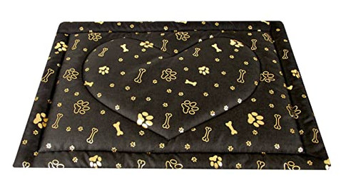 Produktbild von Aves-24 PIMPUS Hundematte XL 90x120cm Braun/Gold