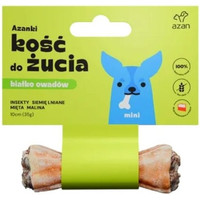 Produktbild von AZANKI Kauknochen mit Insekten und Minze für kleine Hunde - 10 cm