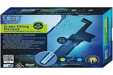 Produktbild von AA Aquarium UV-C Wasserklärer zur Algenbekämpfung für Fische in Schwarz