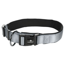 Produktbild von Abbi Flamingo Halsband aus Nylon Grau Größe XXL