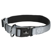 Produktbild von Abbi Flamingo Halsband aus Nylon in Grau Größe L