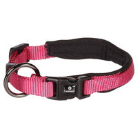Produktbild von Abbi Flamingo Halsband aus Nylon in Kirschrot Größe XXXS