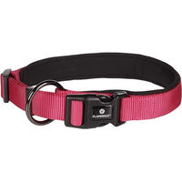 Produktbild von Abbi Hundehalsband Flamingo Rot Gummi Größe L 50-55cm