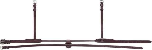 Produktbild von Abgerundetes Reithalfter Equiline aus Leder für Vollblut in Schwarz oder Braun