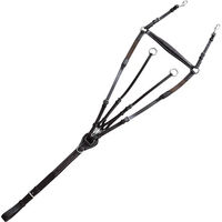 Produktbild von Abgestepptes Jagdhalsband für Pferde von Canter aus Leder in Braun oder Schwarz