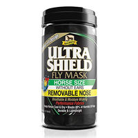 Produktbild von Absorbine Ultra Shield Fliegenmaske für Pferde Schwarz Einheitsgröße