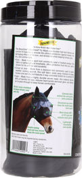 Absorbine UltraShield Fliegenmaske mit Ohren für Vollblut Pferde in Transparent und Schwarz – Bild 1 von 7