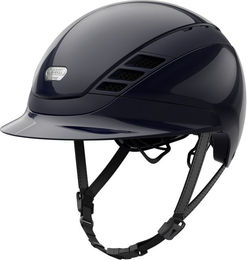 ABUS Pikeur AirLuxe Pure Reithelm Unisex Shiny Midnight Blue Größe M – Bild 1 von 8