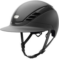 Produktbild von ABUS Reithelm AirLuxe Pure CARBON STYLE Unisex mit langem Visier Schwarz 55-58cm