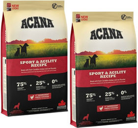 Produktbild von Acana Adult Sport Agility Hundefutter mit hohem Fleischanteil getreidefrei 22,8 kg