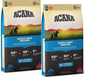 Produktbild von Acana Heritage Hundefutter Adult 22,8 kg (2 x 11,4 kg) - 2 x 11,4 kg