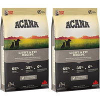 Produktbild von Acana Light & Fit Hundefutter mit Huhn Truthahn und Fisch zur Gewichtskontrolle 4 kg - 2 x 2 kg