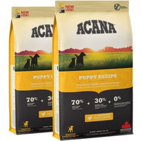 Produktbild von Acana Puppy & Junior Hundefutter Getreidefrei mit hohem Fleischanteil aus Huhn Truthahn und Fisch 22.8 kg - 2 x 11,4 kg
